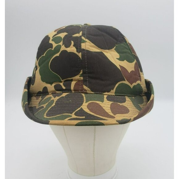 Camouflage Quilted Winter Cap With Ear Flaps, Foam inside, Outdoors Hunting - Picture 1 of 6